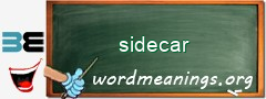 WordMeaning blackboard for sidecar